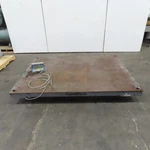 Fairbanks 6200 20,000 Lbs Cap. 7' X 5' 10"H Pallet Floor Scales W/display 115V. Fixed Price $1506.73.