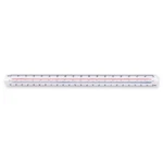 Staedtler 9871834BK Triangular Scale 12" White Plastic. Fixed Price $18.51.