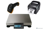 Rice Lake Benchpro Bp 1214-75S + Godex DT4X Label Printer GS220U Scanner. Fixed Price $805.99.