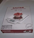 Salter 11 Lb High Precision Stainless Scale Digital Kitchen Steel Platform White. Fixed Price $9.99.