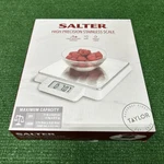 Salter White Digital Kitchen Scale With Stainless Steel Platform (new) Sealed. Fixed Price $19.00.