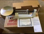 Ohaus 750-S0 Triple Beam Balance W/ Stainless Steel Pan 610G X 0.1G. Fixed Price $59.95.
