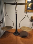 Antique H. Troemner Philadelphia Brass Balance Scale 19TH Century American 1800S. Fixed Price $285.00.