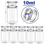 1000PCS 10ML Headspace Vials Clear Glass Bottle 20MM Crimp Top Flat Bottom Hplc. Fixed Price $119.99.