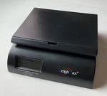 Weighmax Digital Postal Scale 9-VOLT Battery, Lb Model W-2822-35L-BLK. Fixed Price $19.95.