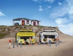 Walthers Scenemaster Ho Scale Gyro And Lemonade Food Trailers Kit. Fixed Price $21.19.