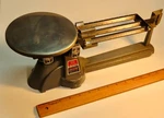 Ohaus Triple-beam Balance Scale, Metric/grams, U.s.a.- Made, Tested, Accurate,. Fixed Price $24.00.
