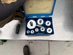 9 Piece Balance Calibration Weight Set - 1000G, W/case. Fixed Price $12.00.