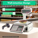 Digital Deli Meat Food Computing Retail Price Scale 66LBS With Td Printer. Fixed Price $284.80.