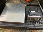 Ohaus Champ CQ50L Scale W/CW-11 Remote Readout 50KG/100LB Capacity. Fixed Price $250.00.