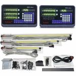 Toauto Linear Scales 5UM + Dro Digital Readout 2/3 Axis Kit For Bridgeport Mill. Fixed Price $185.99.