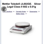 Mettler Toledo JL602GE 620G .01G Portable Digital Jewelry Balance Scale 17C. Fixed Price $350.00.