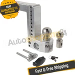 Weigh Safe WS8-2 2" Hitch 2-BALL Mount With Built-in Scale 8" Drop, 9" Rise. Fixed Price $339.32.