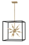 Hinkley Lighting 46314 Black Aros 12-LIGHT 20"W Lisa Mcdennon Sputnik Chandelier. Fixed Price $849.15.
