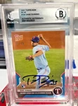 2021 Topps Now #194 Dane Dunning Auto Rookie Blue Parallel Card #d /49 Bas Coa. Fixed Price $24.99.