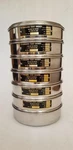 Ss Sieves Heavy Gauge Standard Testing Set Of 7 With Lid & Pan. Fixed Price $164.70.