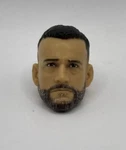 Wwe Elite Top Picks - Cm Punk Head Only Wrestling Figure Fodder 1/12 Scale. Fixed Price $7.95.