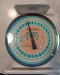 Vintage Hanson Brand Nursery Baby Scale Model 3025 Metal 1950'S. Fixed Price $35.00.