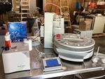 Mettler Toledo T70 Titrator, Rondo 20 Sample Changer Tower, SP250 Pump. Fixed Price $5952.00.