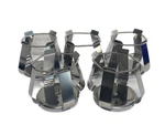 Used (5) Lab 2000ML Stainless Magnetic Shaker Flask Clamp W/ Spring Retainer. Fixed Price $204.99.