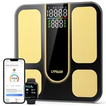 Professional Smart Scale For Body Weight, Bmi, Fat, Muscle Mass, Gold. Fixed Price $278.64.
