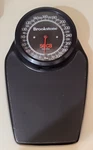 Seca Mechanical Circular Display SCALE-320 Lbs Rare Brookstone Black Germany. Fixed Price $49.97.