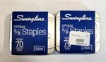Swingline 35550A Optima High Capacity Staples 3/8" Box Of 2500 (lot 2). Fixed Price $15.79.