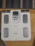 Omron Hbf 510W Body Composition Scale Full Sensor Tested W/new Batteries. Fixed Price $40.00.
