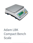 Adam Equipment Lbk Compact Bench Scale-digital Lab/industrial Tested. Fixed Price $350.00.