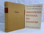 Gesammelte Abhandlungen Zur Dagogischen Psychologie Und Schulreform Fischer,. Fixed Price $19.03.