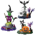 Halloween Building Blocks Set - Pumpkin Ghosts Witch Cat Grave Kit, Party Fav.... Fixed Price $41.00.