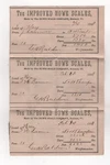 Collection; 4 Howe & Fairbanks Standard Scale Billhead Rutland Vt Ah Thompson. Fixed Price $35.00.