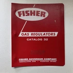 Fisher Governor Company Marshalltown Iowa Gas Regulators Catalog 32 Empty Binder. Fixed Price $16.95.