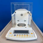 Sartorius ME235S Genius Analytical Balance 0.01 Mg Precision Scale 12 30V Dc. Fixed Price $1495.00.