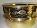 Vintage Standard Testing Sieve N. Brass By Soiltest Inc. 8"WX4"T Industrial. Fixed Price $35.00.