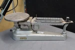Vintage Welch Scientific Triple Beam Scale 10/500/100 W/ Weights. Fixed Price $19.95.