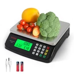 Large Kitchen Black 40KG/88LB Commercial Food Scales Digital Weight For. Fixed Price $37.18.