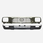 New Front Chrome Grille And Valance Panel For 1995 1996 1997 Toyota Tacoma 4WD. Fixed Price $260.33.