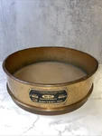 Vintage U.s. Standard Sieve Serie - No. 60 Soiltest Incorporated, Brass. Fixed Price $50.00.