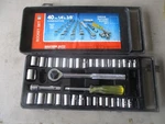 New Vintage Western Auto Socket Set American & Metric 1/4" 3/8" Look Read. Fixed Price $49.50.
