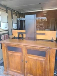 50" Tv Motorized Lift Media Cabinet Rack Hooker Fine Wood Oled 4K. Fixed Price $500.00.