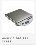 Amw -13 Precision Bench Scale 13LB Capacity Stainless Steel Lcd Backlit Box. Fixed Price $27.99.