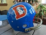 Denver Broncos Riddell Tk Helmet Throwback 2-BAR BD-9 Facemask. Fixed Price $349.99.