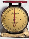 Vtg Chatillon 25 Lbs Platform Analog Dial Kitchen Household Scale Made In Usa. Fixed Price $34.95.