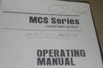 Transcell Mcs Series Counting Scale Operating Users Guide Technical Manual. Fixed Price $25.00.