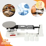 Lab Triple Beam Balance Scale 2610G X 0.1G Stainless Steel Retro Lightweight. Fixed Price $60.08.
