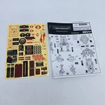 2010 G.i. Joe Cobra Deviant Mobile Mech Suit Sticker Set & Directions Unused. Fixed Price $19.77.