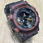 Casio Shock Ga 110LS Skeleton Watch Analog Digital Rare Color Edition. Fixed Price $191.11.