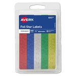 Avery 6007 Foil Star Labels, Self-adhesive, Permanent, Assorted Colors Pk Of 440. Fixed Price $6.79.