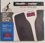 Health Meter Split Mat (black And White Color). Fixed Price $10.00.